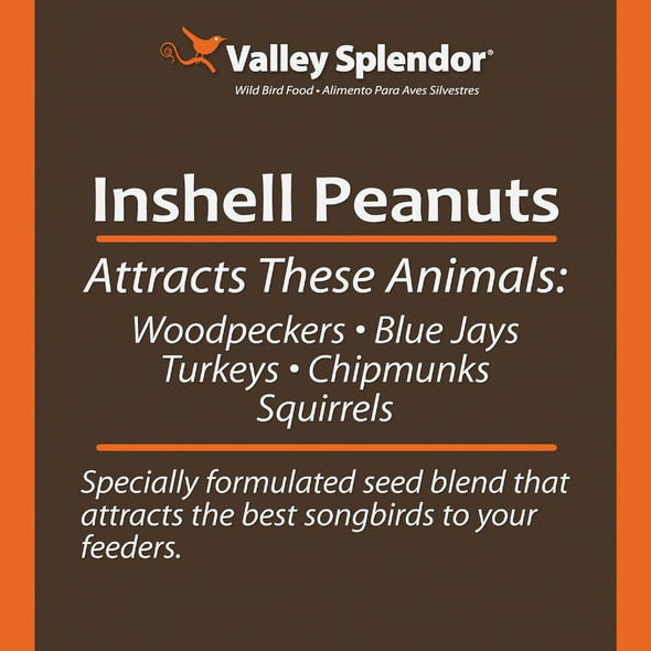 Valley Splendor 3 Lb. Inshell Peanuts Wildlife Food 347 752344