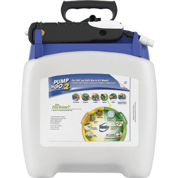 Roundup Pump 'N Go 1.33 Gal. Exclusive Formula Weed & Grass Killer