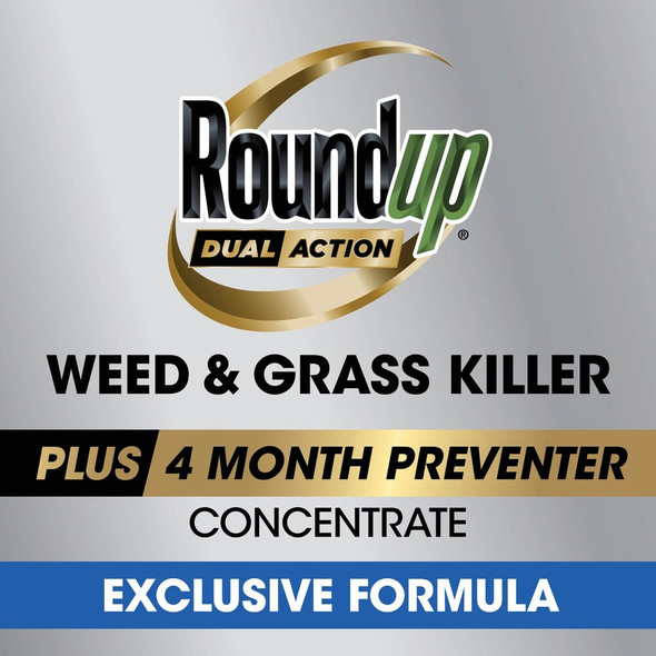 Roundup Dual Action 32 Oz. 1600 Sq. Ft. Concentrate Weed & Grass Killer 5376906 728451