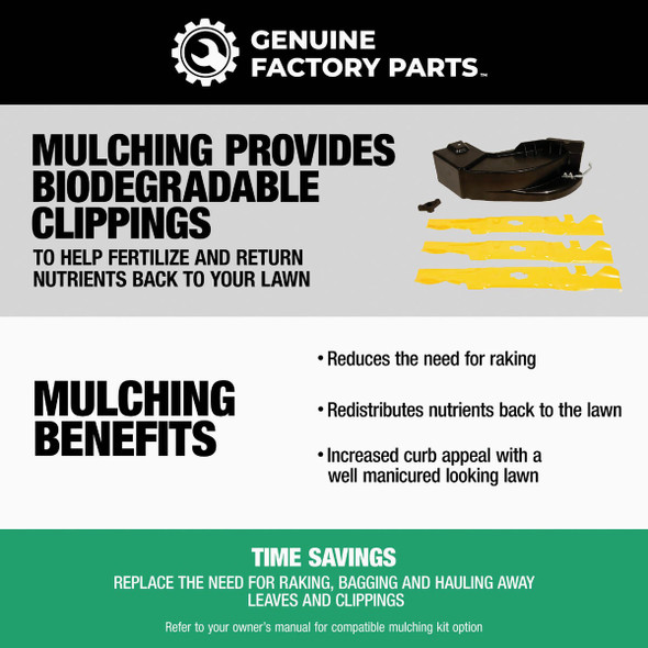 Genuine Factory Parts 42" S Blade Mulch Kit 19A30046GFP 719198