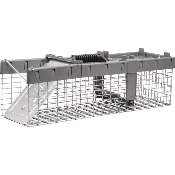 Havahart Galvanized Wire Mesh 17.75 In. 1-Door Small Live Animal Trap 1026