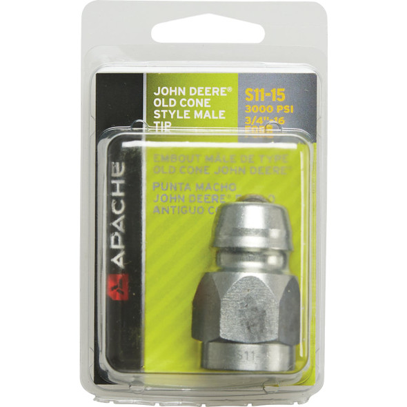 Apache John Deere Old Style Cone 3-4 In. 16 FORB Steel Male Tip Adapter 39041515 718252