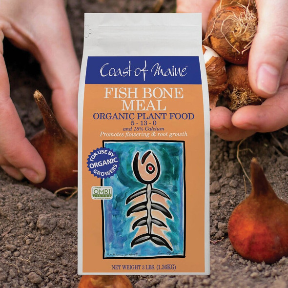 Coast of Maine Buds & Blooms 3 Lb. Fish Bone Meal Soil Conditioner FM6000 719115