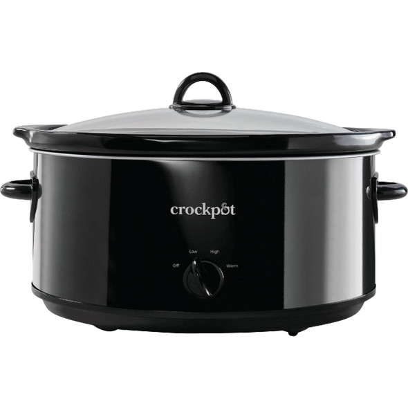 Crock-Pot 8 Qt. Black Manual Slow Cooker 2133113