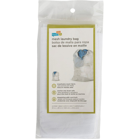 Whitmor 24 In. x 36 In. White Mesh Laundry Bag 6368-7300-WHT 635520