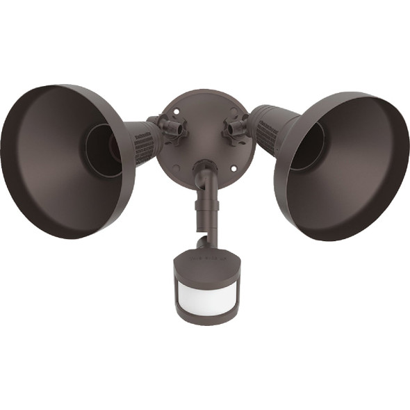 Halo Bronze Motion Activated Incandescent Security Floodlight Fixture MS185R