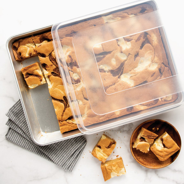 Nordic Ware Naturals High Sided Sheetcake Pan with Lid