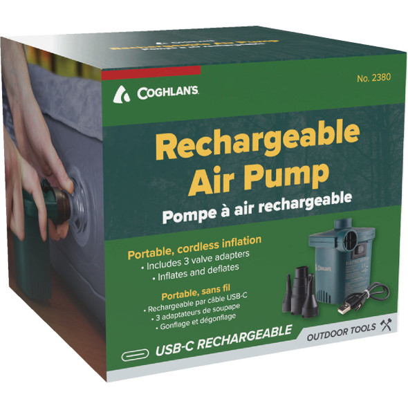 Coghlans Rechargeable Lithium Battery Air Pump Coghlans Rechargeable Lithium Battery Air Pump