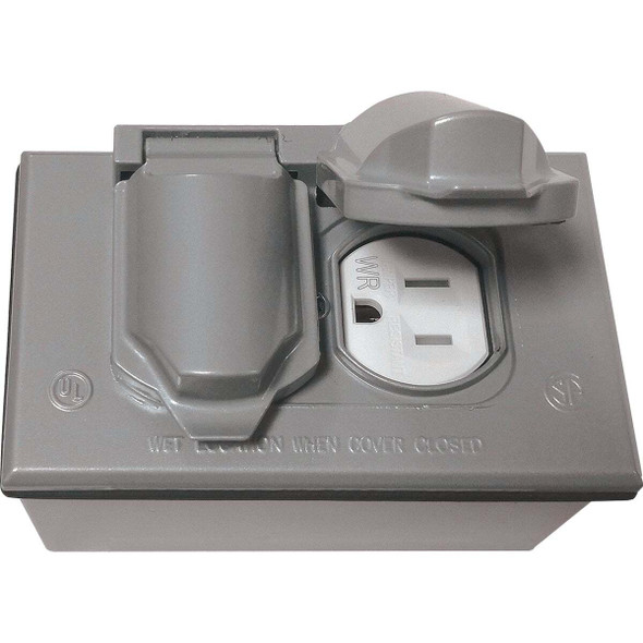 Southwire 1g Gry Wp Jnc Box& Cover WBCDWRTR-UPC