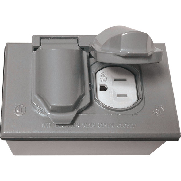 Southwire 1g Gry Wp Jnc Box& Cover WBCDWRTR-UPC