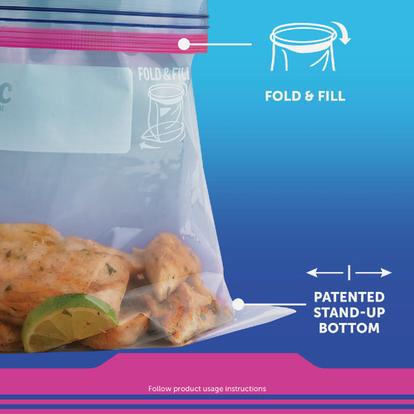 Ziploc Qt. Food Storage Bag (48-Count) 310 632854