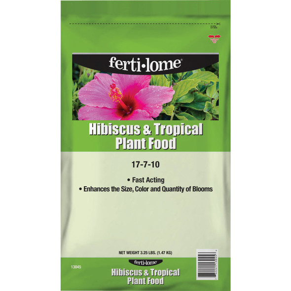 Ferti-lome 3.25 Lb. 17-7-10 Hibiscus & Tropical Dry Plant Food 13045 Ferti-lome 3.25 Lb. 17-7-10 Hibiscus & Tropical Dry Plant Food 13045