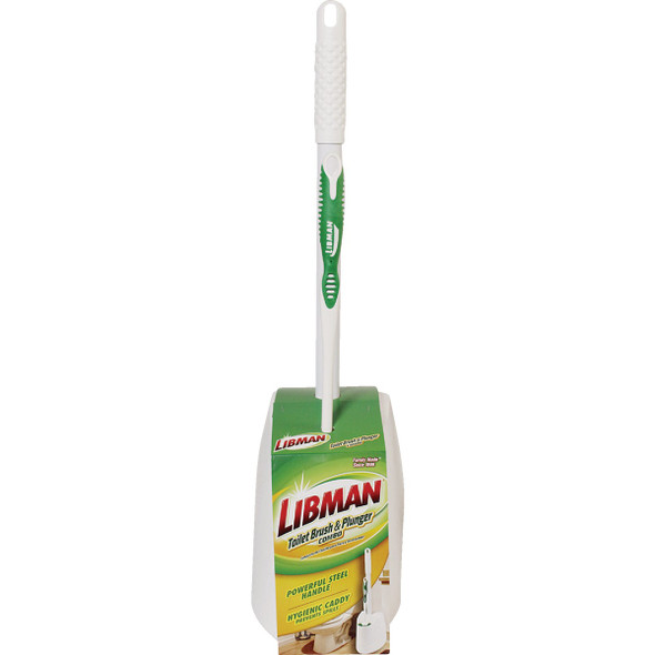 Libman Plunger & Toilet Brush w/Caddy Libman Plunger & Toilet Brush w/Caddy