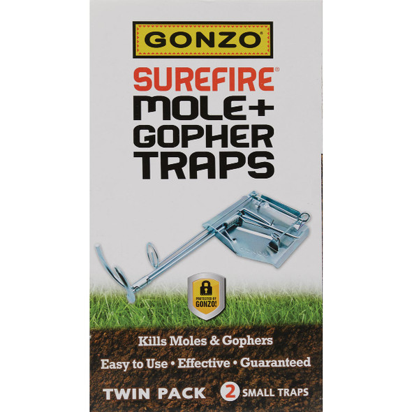 Gonzo Surefire Cinch Mole & Gopher Trap (2-Pack) 5005 724796