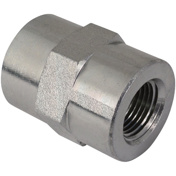 Apache 1/2 In. Female Pipe x 1/2 In. Female Pipe Hydraulic Hose Adapter 39035414 Apache 1/2 In. Female Pipe x 1/2 In. Female Pipe Hydraulic Hose Adapter 39035414