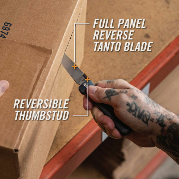 Gerber Pledge 3.7 In. Gray Folder Knife