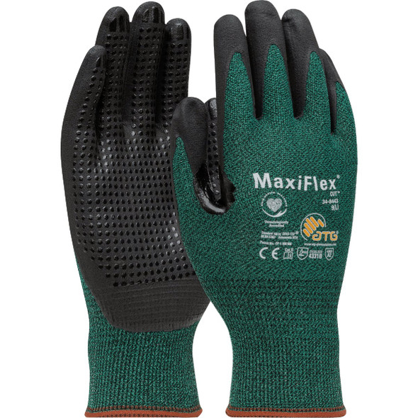 MaxiFlex Cut Men's XL Nitrile Coated Cut Resistant Glove 34-8443T/XLVPD30