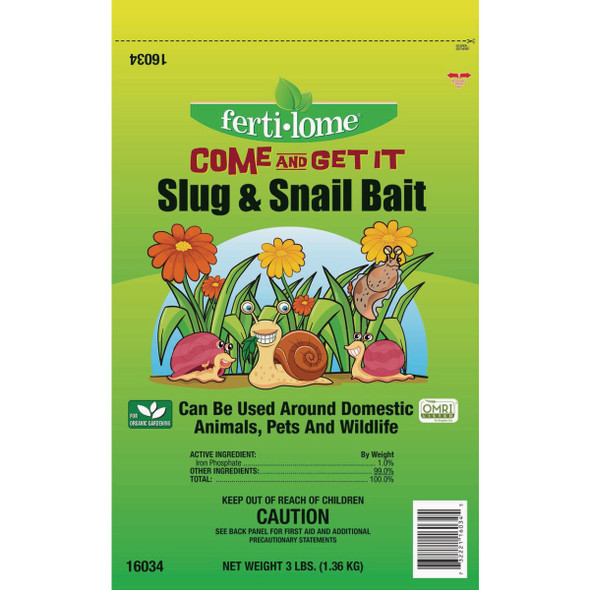 Ferti-lome Come And Get It 3 Lb. Slug & Snail Bait 16034