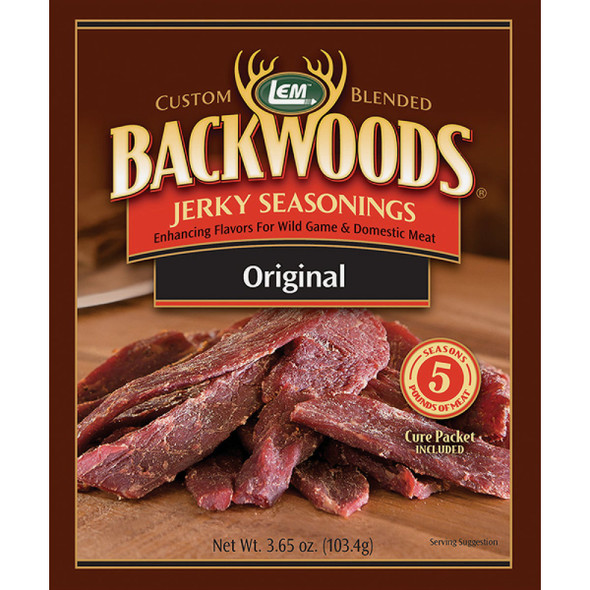 LEM Backwoods 3.65 Oz. Original Jerky Seasoning 9064 LEM Backwoods 3.65 Oz. Original Jerky Seasoning 9064