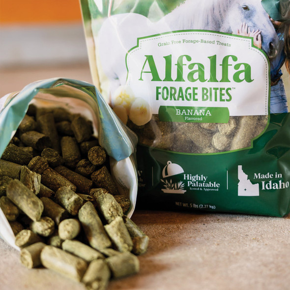 Standlee Premium Western Forage 5 Lb. Banana Flavored Alfalfa Forage Bites