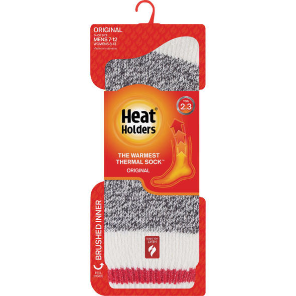 Heat Holders Jeffrey Men's 7 to 12 Black Crew Sock MH1015BLK 706995
