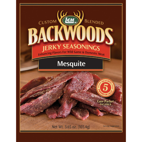 LEM Backwoods 3.65 Oz. Mesquite Jerky Seasoning 9153 LEM Backwoods 3.65 Oz. Mesquite Jerky Seasoning 9153