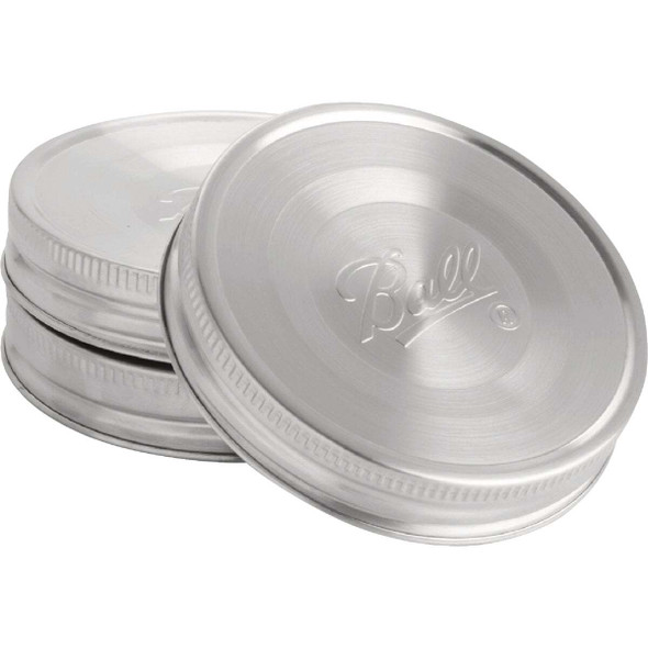 Ball Wide Mouth Stainless Steel Lids (3-Pack) 2176673