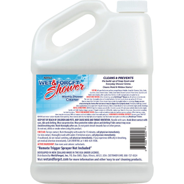 Wet & Forget 1 Gal. Soft Vanilla Scent Weekly Shower Refill