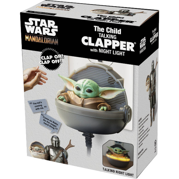 Manadalorian: The Child Talking Clapper Switch with Night Light