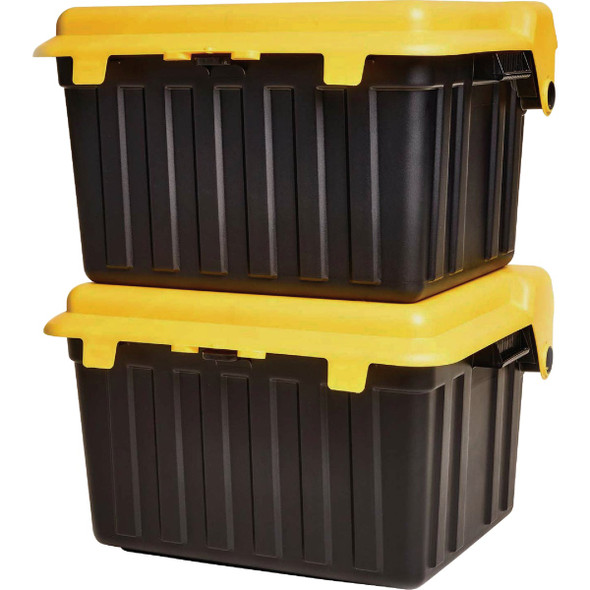 Durabilt Black & Yellow Tote Locker with Tray