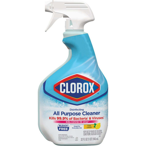 Clorox 32 Oz. Crisp Lemon All Purpose Disinfectant Cleaner 60044