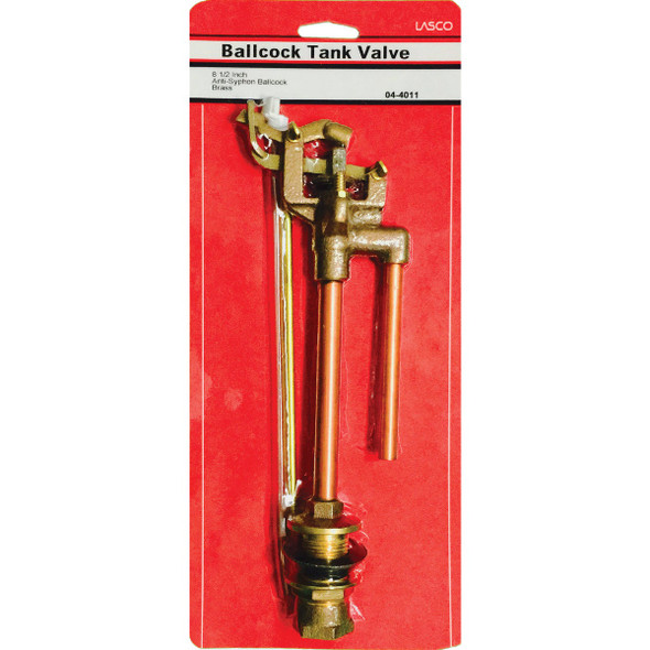 Lasco 9 In. Brass Ballcock Lasco 9 In. Brass Ballcock