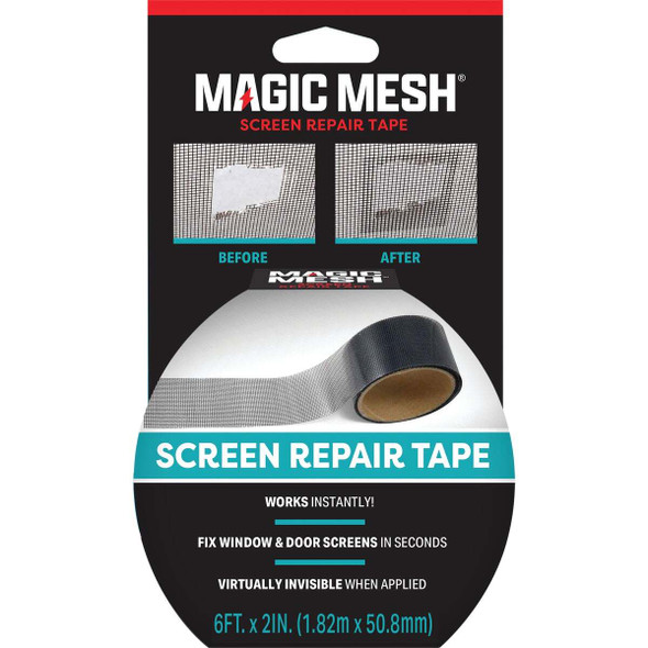 Magic Mesh 6 Ft. x 2 In. Screen Repair Tape MM401112