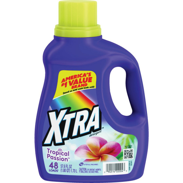 Xtra 57.6 Oz. Tropical Passion Liquid Laundry Detergent 2004
