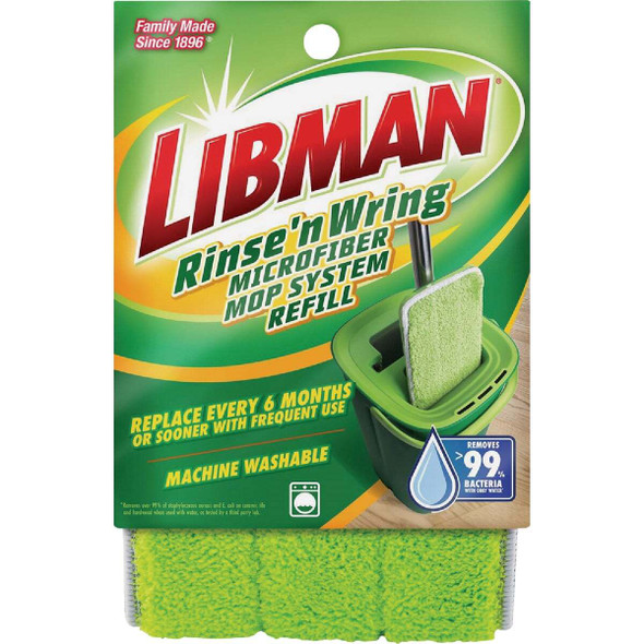 Libman Rinse 'N Wring Microfiber Mop Refill 1676