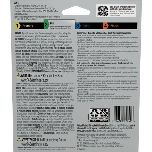 Bondo 2 Oz. Ready Mix Body Repair Kit BRKIT-2PK-ES 578515