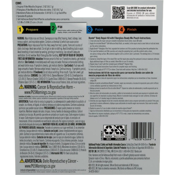 Bondo 2 Oz. Ready Mix Body Repair Kit BRKIT-2PK-ES 578515