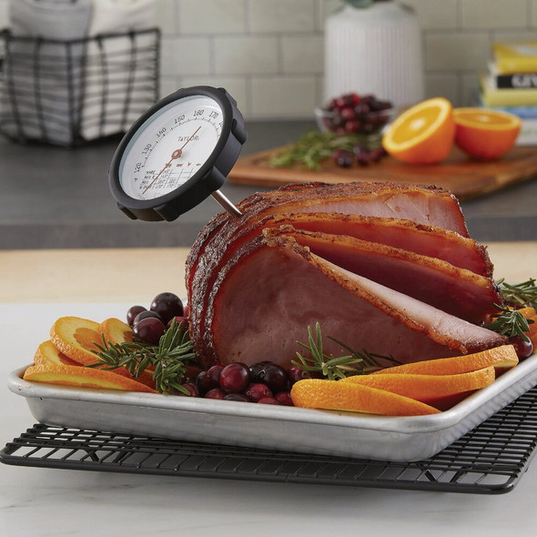 Taylor Black Rim Silicone Bumper Dial Meat Thermometer 5295847 619023