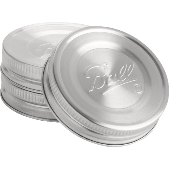 Ball Regular Mouth Stainless Steel Lids (3-Pack) 2176672