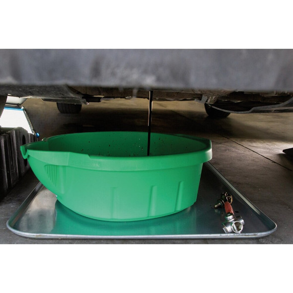 FloTool Super Duty 20 Qt. Less Mess Oil Drain Pan 42010MIE 586375