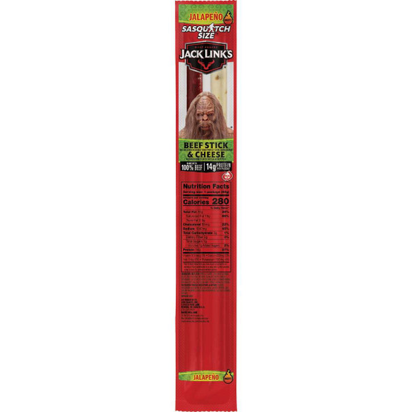 Jack Link's 2.45 Oz. XL Beef and Jalapeno Cheese Combo 139596 Pack of 12