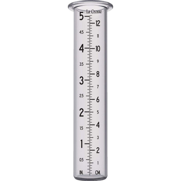 La Crosse Technology 5 In. Replacement Glass Rain Gauge Tube 704-1522