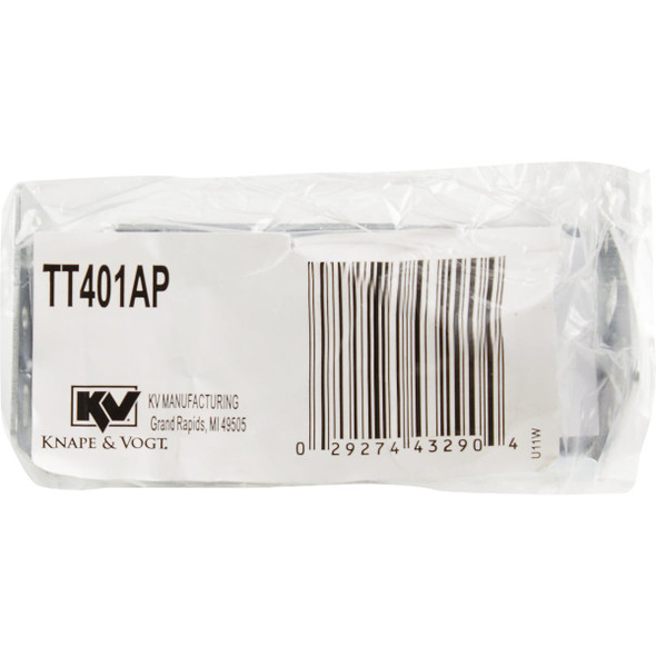 Knape & Vogt 1-11/16 In. x 3-1/2 In. Zinc Drawer Slide Mounting Bracket (2-Pack)