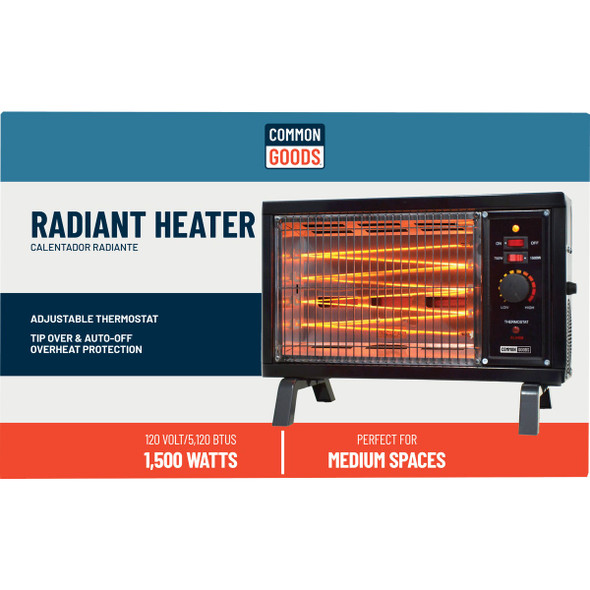 Home Impressions 1500W 120V Radiant Electric Heater BY1201 585612