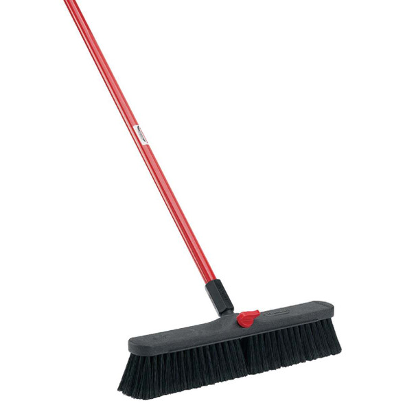 Libman 18 In. x 64 In. Steel Handle Smooth Surface Push Broom 800