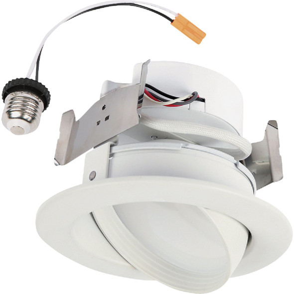 Halo 4 In. Selectable CCT Integrated LED Recessed Light Trim, 600 Lm./900 Lm.
