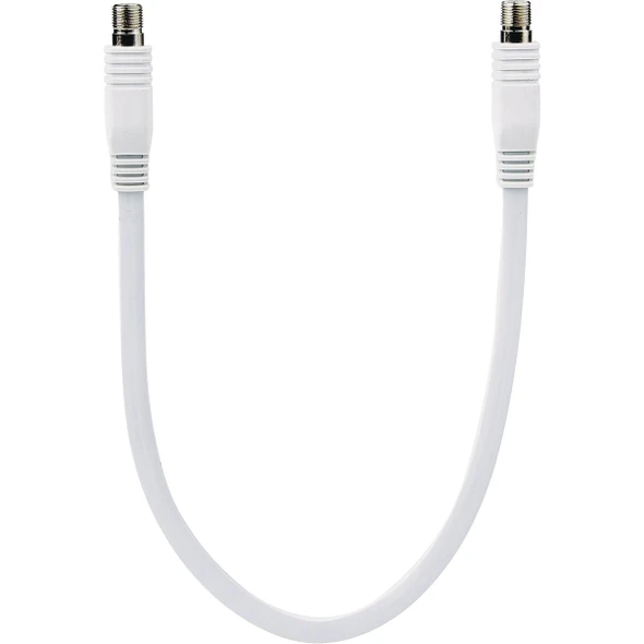 RCA 18 In. White Flat Coax Extension Cable VHFC015E