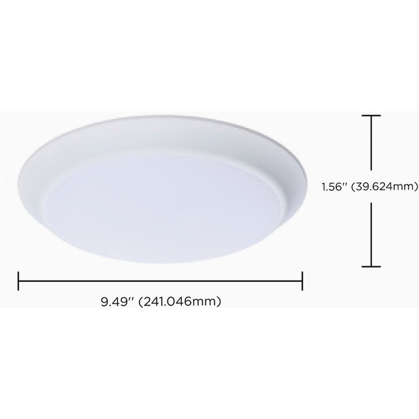 Nuvo 10" Wht Led Cct Fixture 62-1811 565613