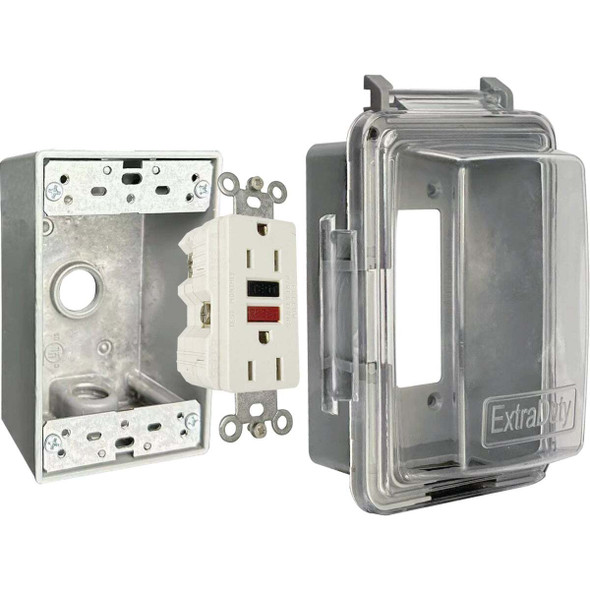 Southwire 1g 14n1 Wiu Gfci Cover 1GIUPK-JJ-UPC