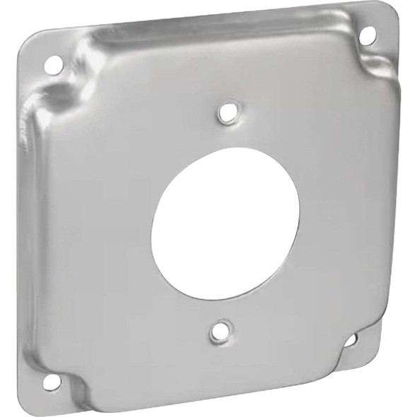 Southwire 1.62 In. Dia. Receptacle 4 In. x 4 In. Square Device Cover G1942-UPC